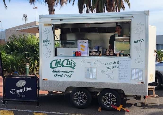 Chichis food truck in footy game