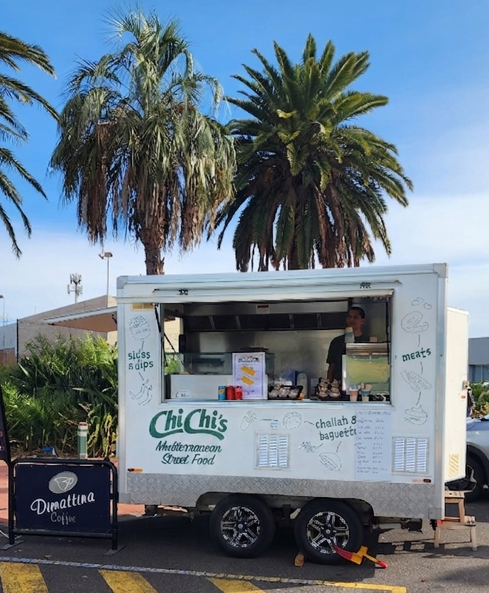 Chichis food truck in footy game